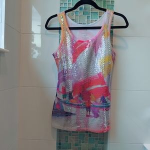 Art & Sol Ellen Negley sequin tank🥳💃